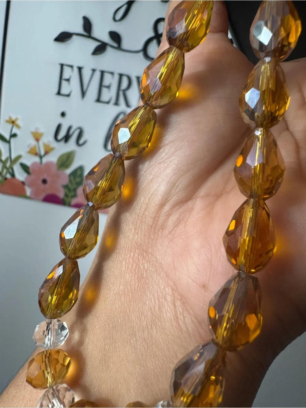 Handmade bling crystal